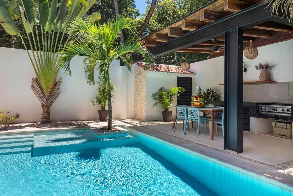 Wonderful Tropical Home 3Br, Garden, Private Pool. Tulum Ngoại thất bức ảnh