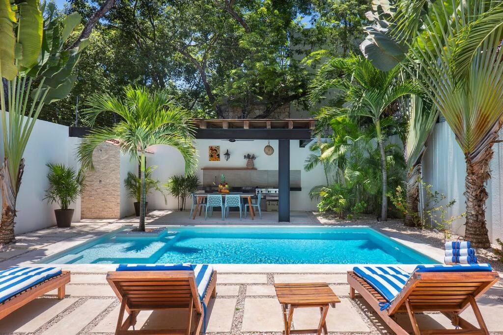 Wonderful Tropical Home 3Br, Garden, Private Pool. Tulum Ngoại thất bức ảnh